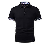 Polo Manches Courtes Homme,T-Shirt Homme DéContracté à Manches Courtes Col Rond Coupe Ample Et éLéGante Grande Taille Couleur Vive