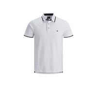 JACK & JONES Jjepaulos Polo Ss Noos Homme Polo, Blanc, M