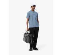 Polo manches courtes Lacoste L 12.12 bleu chiné - M