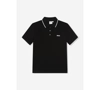 BOSS Polo en piqué de coton à logo imprimé pour enfant - Style J25P26/10P14A, J25P26 Noir 102