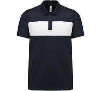 Polo manches courtes Proact Bleu XL