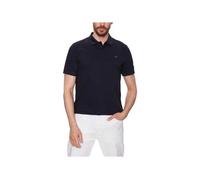 Polo manches courtes slim fit STRETCH PIQUE Bleu foncÉ XL