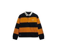 Polo manches longues à rayures femme Superdry Heritage Bleu S