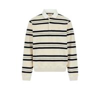 Polo manches longues Ã rayures Guess Beige S