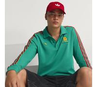Polo manches longues AS Roma Terrace Icons Semi Court Green / Crew Yellow 3XL