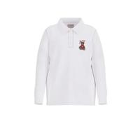 Polo manches longues bÃ©bÃ© garÃ§on Guess Blanc 6/9 mois