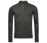 Superdry Studios Jersey Long Sleeve Polo Gris S Homme
