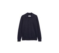 Polo manches longues en maille Armedangels Bleu XL