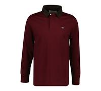 Polo manches longues en velours cÃŽtelÃ© Gant Rugger Rouge L