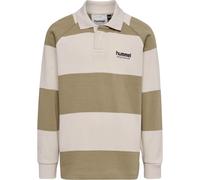 Polo manches longues enfant Hummel Striped Loose Marron 5/6 ans