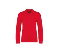 Polo manches longues enfant Kariban - red - 6/8 ans 8-10 ans