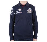 Polo manches longues enfant Vent du Cap Ecalank Bleu 6 ans