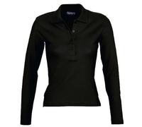 Polo Manches Longues - Femme - 11317 - Noir