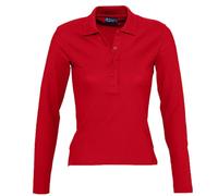 Polo Manches Longues - Femme - 11317 - Rouge