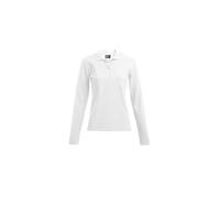 Polo manches longues femme Promodoro Blanc L