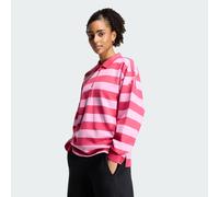 Polo manches longues French terry contemporain Essentials Power Pink / St Tropic Bloom L