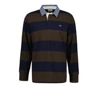 Polo manches longues Gant Classic Heavy Rugger Marron 2XL