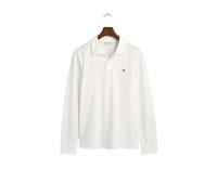 GANT Polo Rugger Reg Shield à manches longues en piqué Blanc L Homme