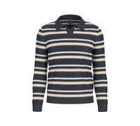 Polo manches longues Guess Multi Stripe Stanton Bleu S