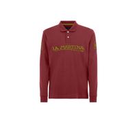 Polo manches longues La Martina Rouge M