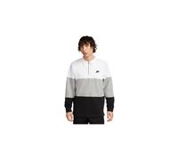 Polo manches longues nike club fleece blanc noir