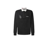Pepe Jeans - Polo à manches longues - Homme - Tops - Noir - Taille: S
