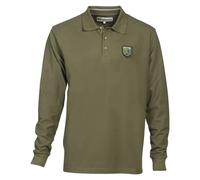 Polo manches longues PERCUSSION Vert XL