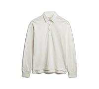 Superdry Classic Rugby Long Sleeve Polo Beige 2XL Homme