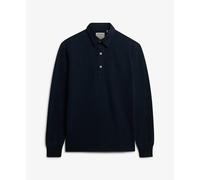 Polo manches longues Superdry Classic Bleu S