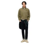 Superdry Contrast Stitch Long Sleeve Polo Vert L Homme