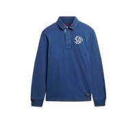 Superdry Vintage Athletic Rugby Long Sleeve Polo Bleu 2XL Homme