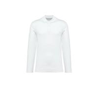 Polo manches longues suprima Kariban Premium Blanc L