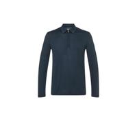Polo manches longues zippé super.natural Bleu 2XL