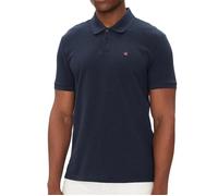 Calvin Klein Polo Manches Courtes Homme Monogram Pique en Coton, Bleu (Dark Sapphire), M