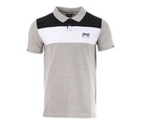 Polo mixte en coton Hungaria - Gris - Manches courtes - Col polo L