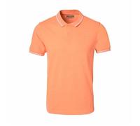 Polo Multisport - Ezio Sportswear - Homme - Orange clair, blanc - Manches courtes - Coupe droite S