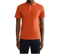 Polo - Napapijri - Ealis SS Sum - Orange - Manches courtes - Col classique - Coupe droite M