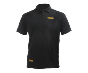 Polo noir DEWALT du M au XL - DWC125-013
