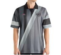 Polo Noir/Gris Homme Umbro Mash S