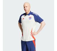 Polo Olympique Lyonnais Tiro 24 White Tint / Midnight Indigo / Bright Red S