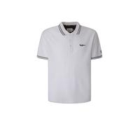 Polo Pepe Jeans Jett - Blanc - Coupe droite - Manches courtes - Col polo L