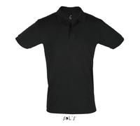 Polo - Perfect - Noir - 100% coton - Manches courtes - Col polo XXL