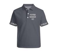 Polo Personnalisable avec Logo/Texte/Photo T-Shirt Personnalisé pour Golf Polos Homme et Femme Vêtements De Bricolage Chemise De Travail Cadeaux personnalisée
