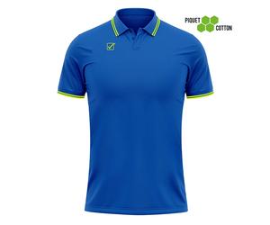 Polo piquÃ© coton Givova Action Bleu L