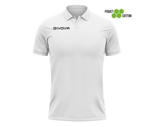Polo piquÃ© coton Givova Summer Blanc 3XL