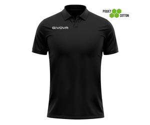 Polo piquÃ© coton Givova Summer Noir S