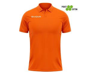 Polo piquÃ© coton Givova Summer Orange XL