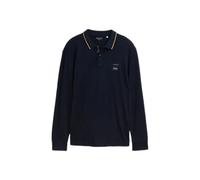 Polo piquÃ© manches longues Tom Tailor Bleu S