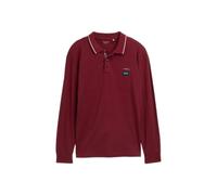 Polo piquÃ© manches longues Tom Tailor Rouge S