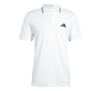 Adidas Polo piqué Essentials 3 bandes Blanc/Noir XXL Homme